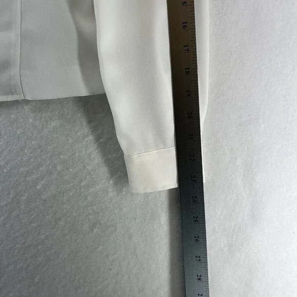 Appleseed's Blazer Womens Size 6P Notch Single Breasted Long Sleeve White - Picture 10 of 10